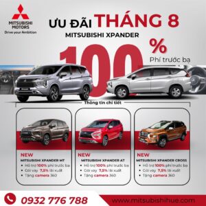 Ưu đãi tháng 08 Mitsubishi